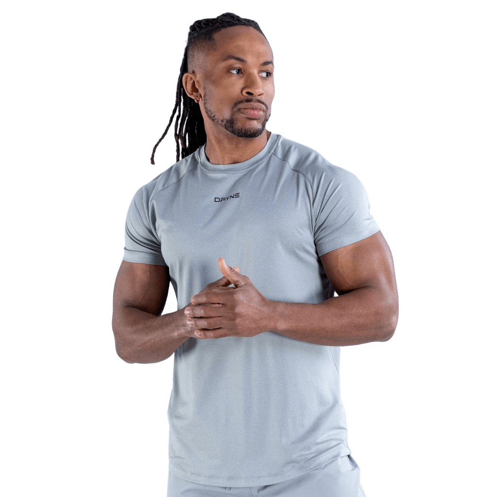 DFYNE Stealth Training T-Shirt Storm Grey Marl