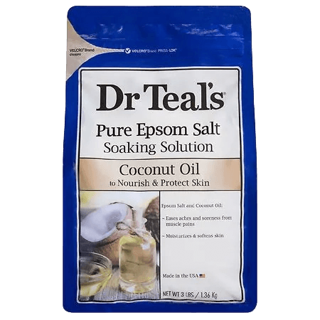 Dr Teal's Pure Epsom Salt Soaking Solution with Coconut Oil