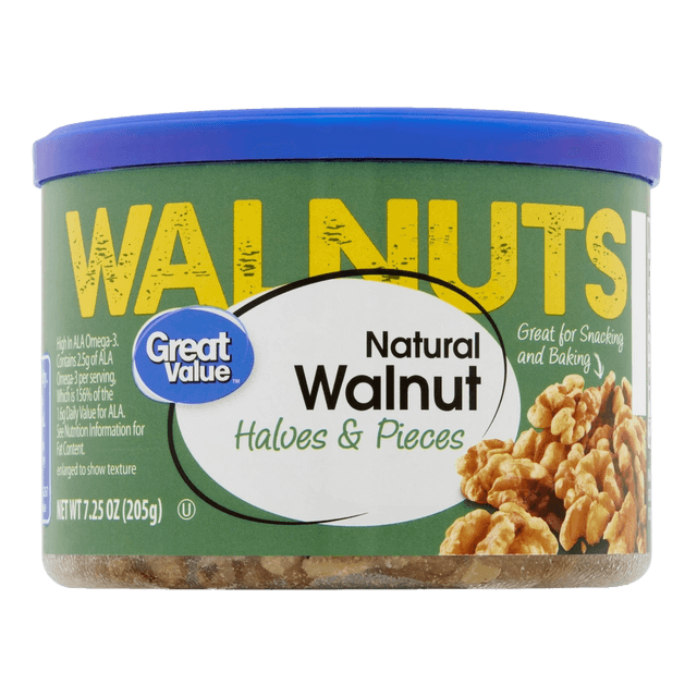 Great Value Natural Walnut Halves & Pieces
