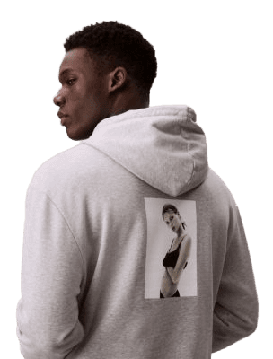 Calvin Klein Kate Moss Fleece Graphic Hoodie