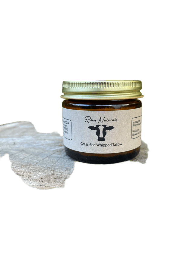 Rowe Naturals Grass-Fed Whipped Tallow Glass Jar