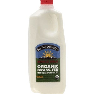 Sky Top Organics 2% Low Fat Milk Regenerative Organic Grass-Fed plastic bottle