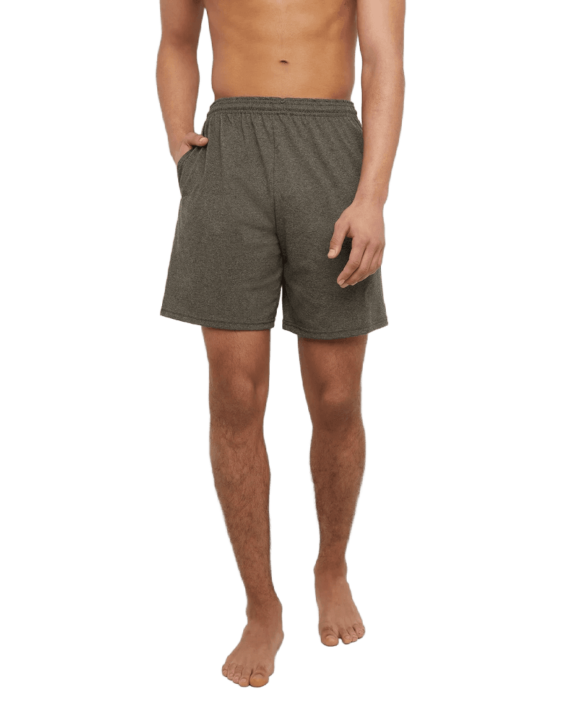 Hanes Essentials Men's Cotton Shorts With Pockets, 7.5-inch