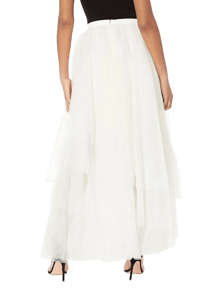 BCBGMAXAZRIA High-Slit Flared Skirt