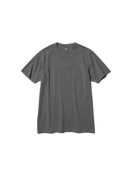UNIQLO SUPIMA Cotton Crew Neck Short Sleeve T-Shirt