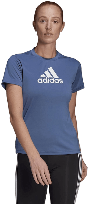 Adidas Primeblue Designed 2 Move Heathered Tee Blue