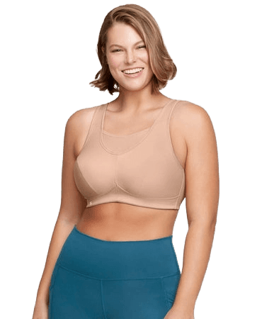 No-Bounce Camisole Sports Bra Cafe