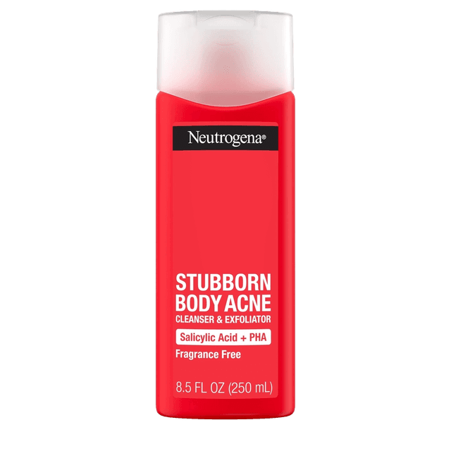 Neutrogena Daily Stubborn Body Acne Treatment Cleanser & Exfoliator Body Wash