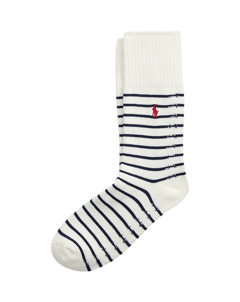 Polo Men's Striped Crew Socks