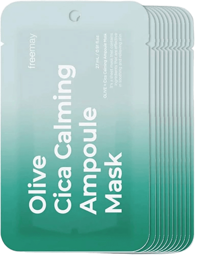 Freemay Olive Cica Calming Ampoule Mask