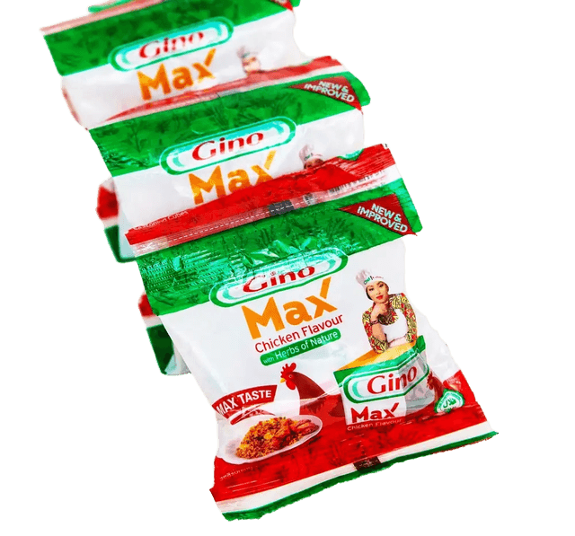 Gino Max Chicken Flavour with Herbs of Nature seasoning cubes packet
