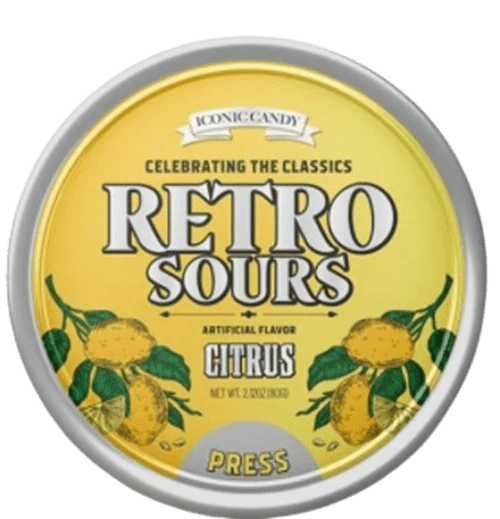 Iconic Candy Retro Sours Citrus