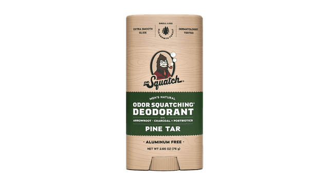 Dr. Squatch Invisible Glide Deodorant Pine Tar