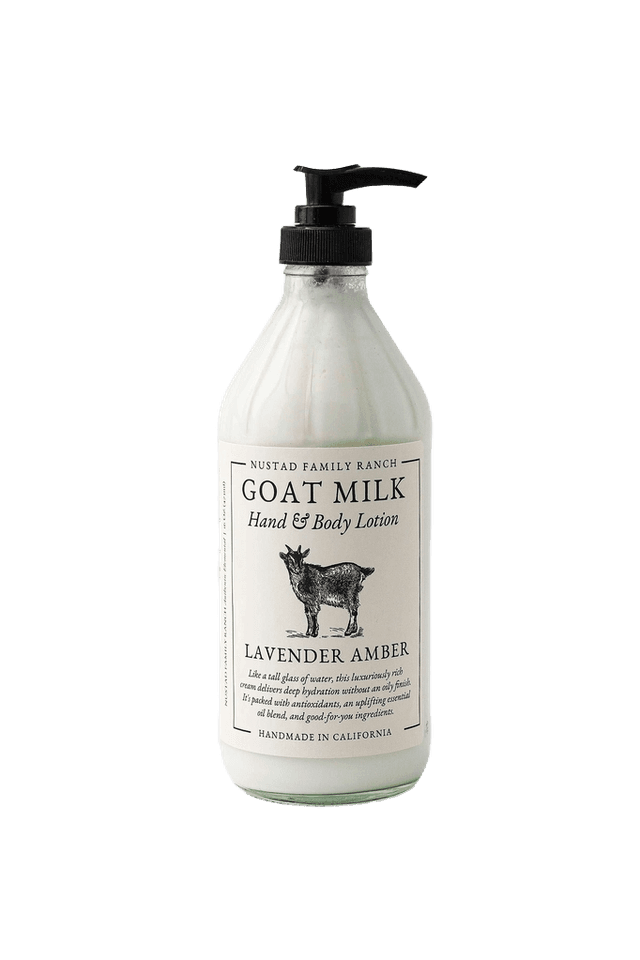 Nustad Family Ranch Goat Milk Hand & Body Lotion Lavender Amber