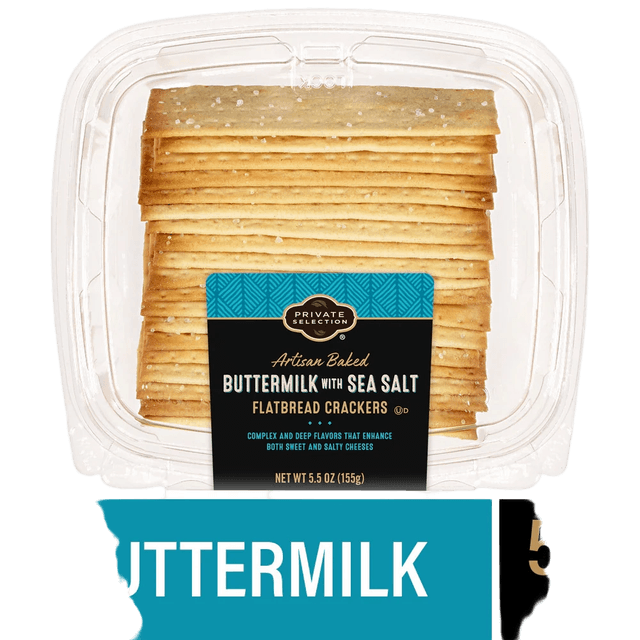 Private Selection Buttermilk With Sea Salt Flatbread Crackers