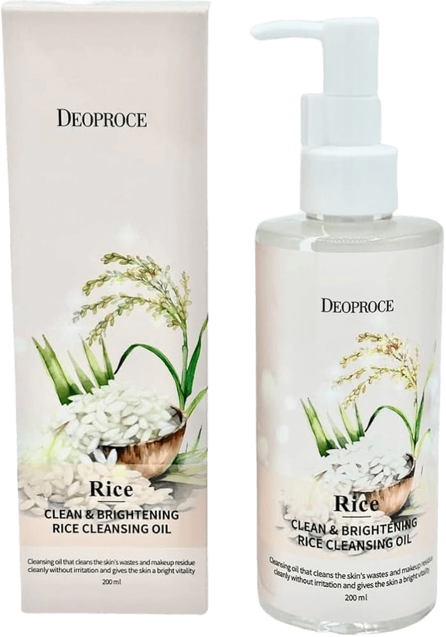 DEOPROCE Rice Enriched Brightening Soft Cleansing Oil