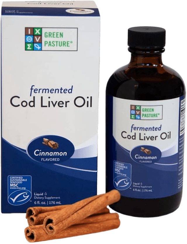 Green Pasture Fermented Cod Liver Oil Cinnamon