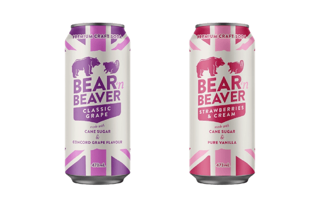 Bear Beaver Strawberries & Cream can