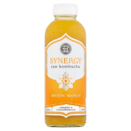 Y Kombucha Mangue Pulsation Mango glass bottle