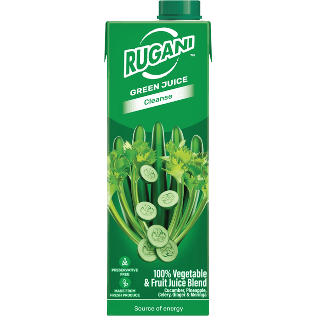 Rugani 100% Vegetable & Fruit Juice Blend carton
