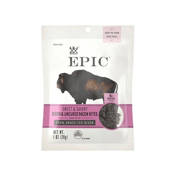 Sweet & savory bison & uncured bacon
