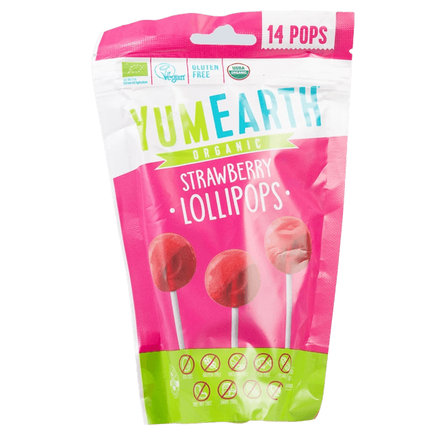 YumEarth Organic Strawberry Lollipop
