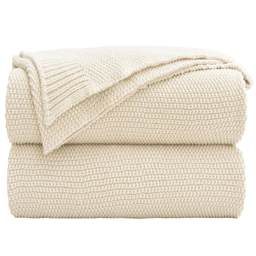 Longhui bedding Chunky Cable Knit Throw Blanket