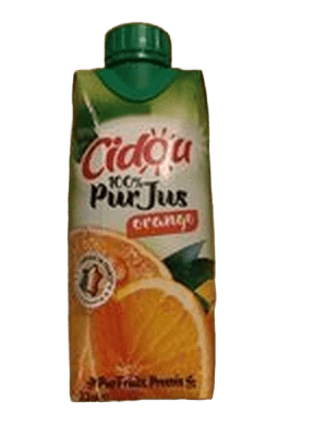Cidou Pur Jus Orange Orange Juice carton