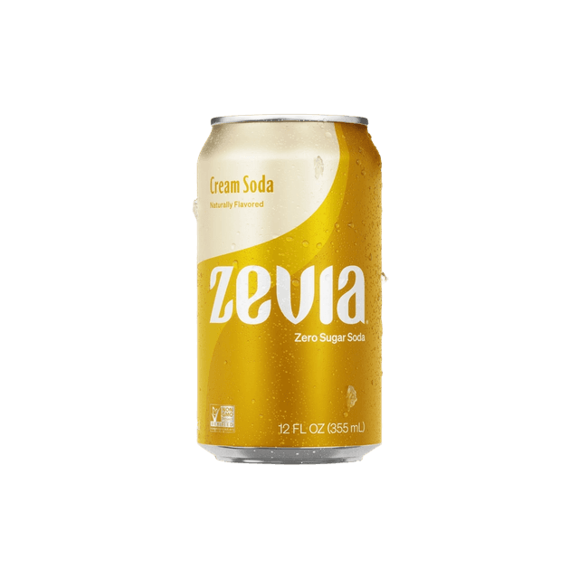 Zevia Soda Mousse Soda Zero Sugar Can
