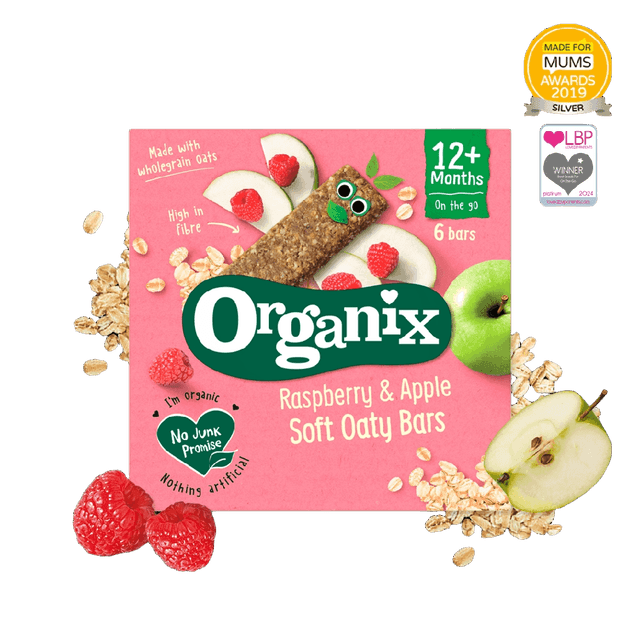 Organix Raspberry & Apple Soft Oaty Bars