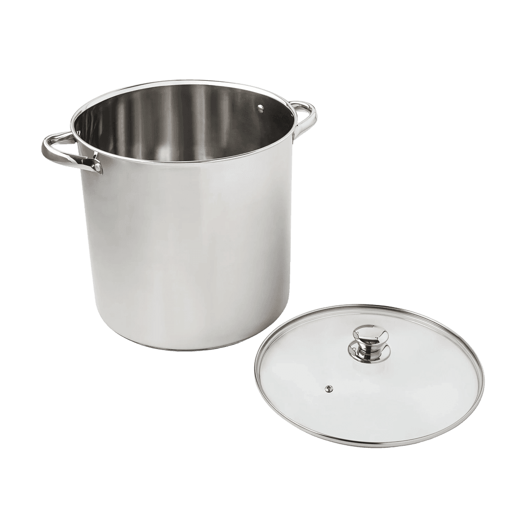 Mainstays 16-Quart Stainless Steel Stock Pot with Glass Lid