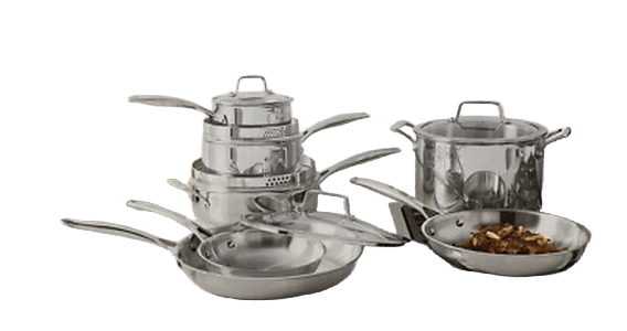 Henckels Legacy Tri-Ply Stainless Steel Cookware 12 Piece Set