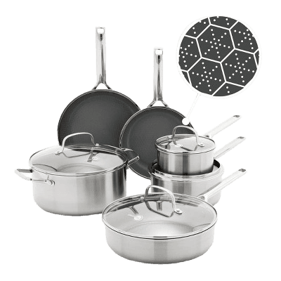 GreenPan Prism Hybrid 3-Ply Stainless Steel