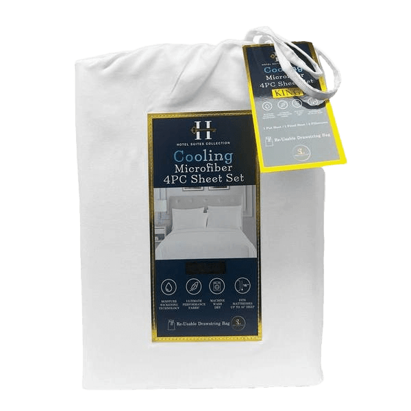 Hotel Suite Collection Cooling Microfiber Sheet Set