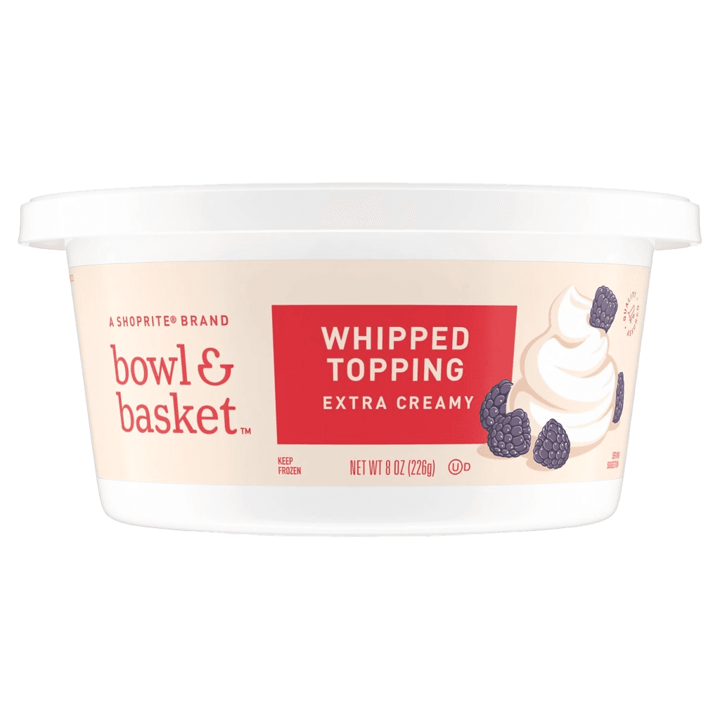 Whipped Topping Bowl & Basket