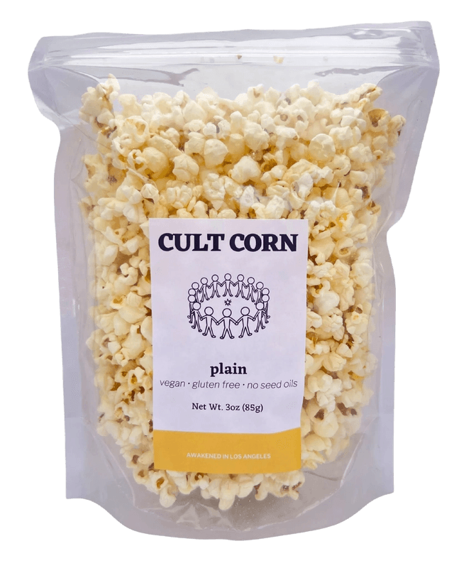 Cult Corn plain popcorn