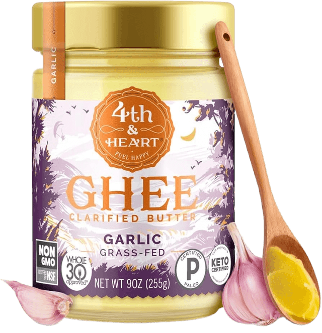 4th & Heart California garlic grassfed ghee