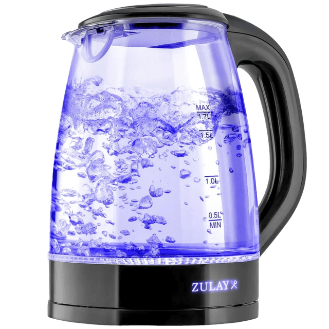 Zulay Kitchen Premium Electric Glass Kettle