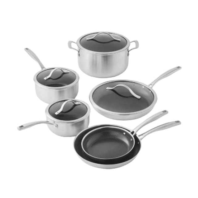 Member's Mark Non-Stick Hybrid Clad Ceramic Cookware Set