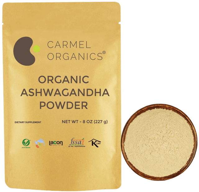CARMEL ORGANICS Organic Ashwagandha Powder
