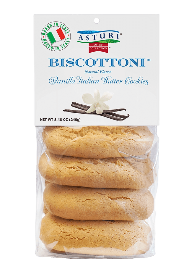 Asturi Biscottoni Vanilla Italian Butter Cookies