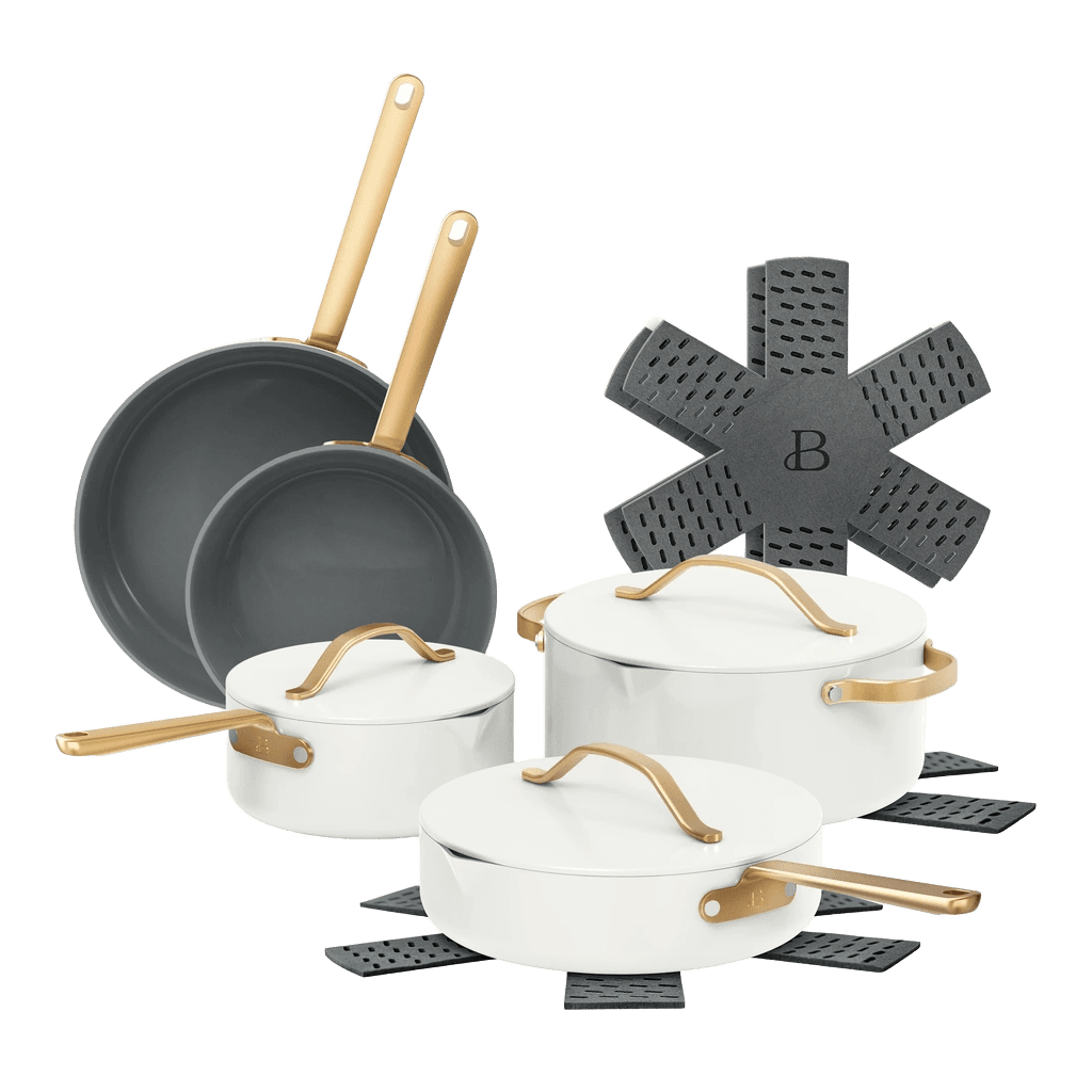 Beautiful 12pc Ceramic Non-Stick Cookware Set