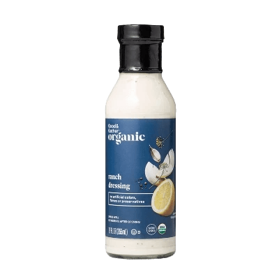 Good & Gather Organic Ranch Dressing plastic bottle