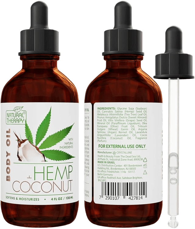 Hemp+ Facial Oil Therapy Hemp Seed Oil + Tea Tree Oil