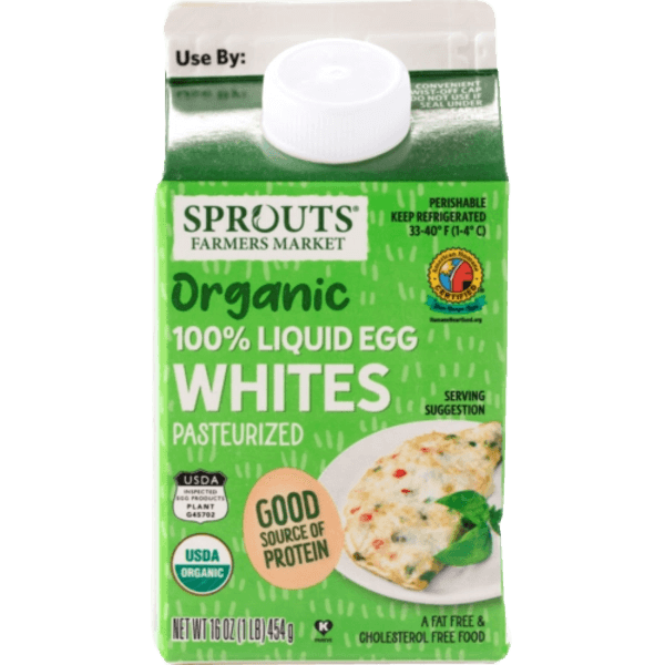 Sprouts Farmers Market Organic 100% Liquid Egg Whites Pasteurized