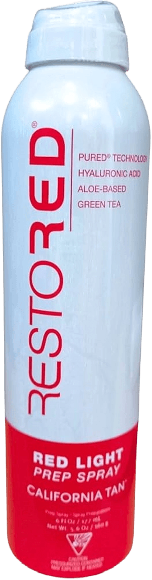 RESTORED RED LIGHT PREP SPRAY CALIFORNIA TAN