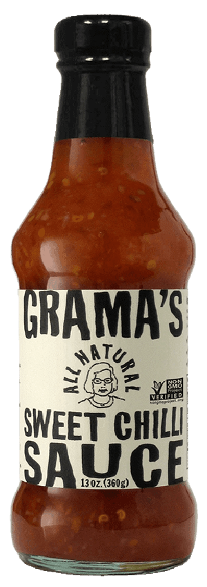 Grama's Sweet Chili Sauce glass bottle