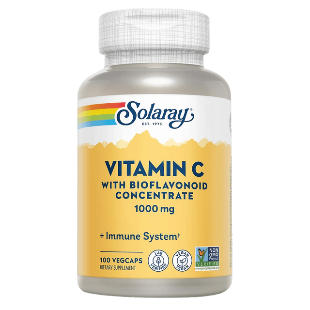 Solaray Vitamin C With Bioflavonoid Concentrate 1000 mg