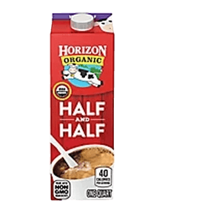 Harvest Farms Organic Half & Half carton