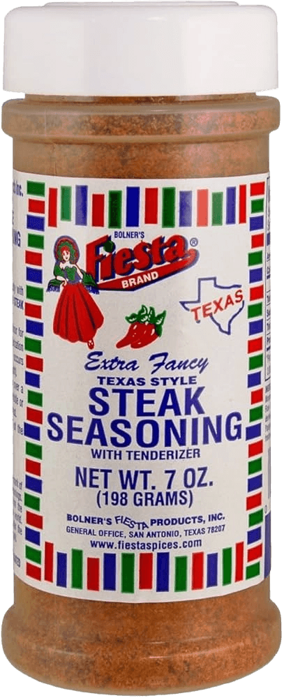 Bolner's Fiesta Brand Extra Fancy Texas Style Steak Seasoning with Tenderizer